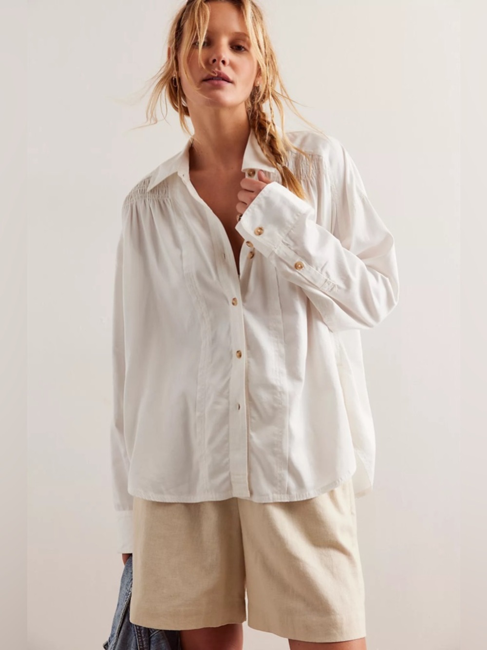 Pristine Immaculate Free People We The Free Sunday Shirt Sold Out Size: XS - Picture 3 of 11